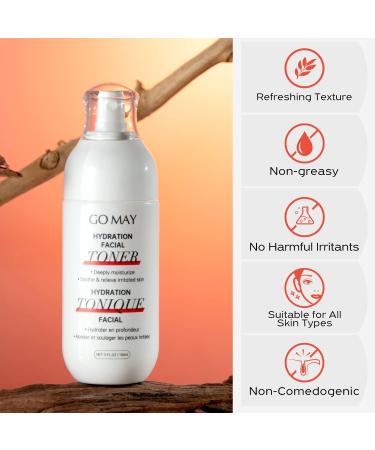 GO MAY Hydration Facial Toner FT02 - Soothing & Calming Daily Face Toner | 5 FL.OZ | International Shipping Available - Buy Online on GoSupps.com