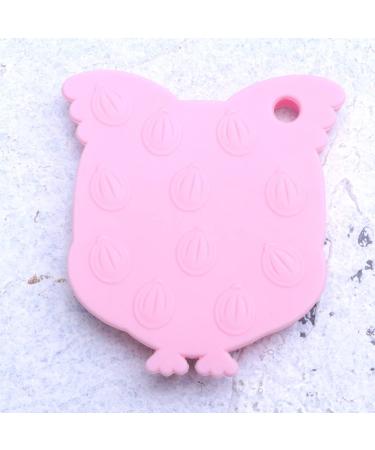 Healifty Baby Silicone Owl Teether - Pink | Teething Toy & Chewing Toy for Infants - Buy Online on GoSupps.com