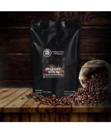 OLE Smokes Coffee | Whole Bean Coffee | Medium Dark Roast | Smoked Blend | Hickory Stick | 12 OZ Bag | Pack of 1 - Buy Online on GoSupps.com