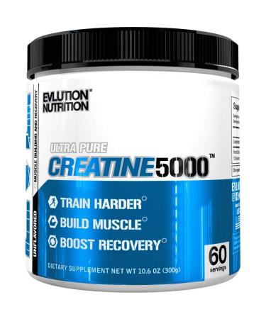 EVLution Nutrition CREATINE5000 Unflavored 10.58 oz (300 g)