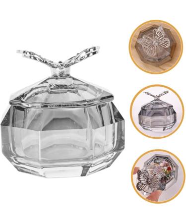 Ipetboom Crystal Glass Dappen Dish for Acrylic Nails Acrylic Nail Tools Nail Liquid Holder Manicure Cup Nail Dish Nail Dappen Dish Nail Cups Zinc Alloy Nail Supplies With Cover - Buy Online on GoSupps.com