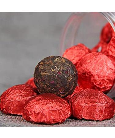 Yunnan Rose Rouge Petit Pu'er M r "Tuocha aromatis la rose" 100g Choix de la qualit  - Buy Online on GoSupps.com