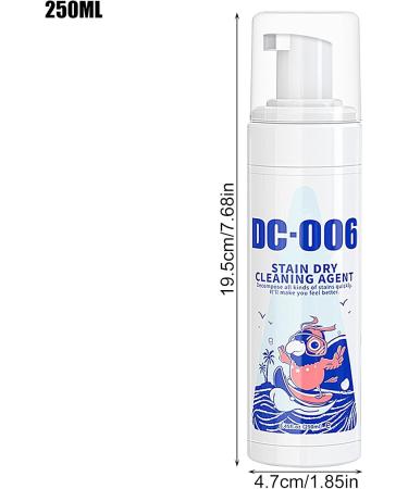 Dry Foam Cleaner Stain Remover Rinse-Free Dry Foam Cleaner for Fabric | 250ml Household Cleaners Quick Cleaning Agent Foam Cleaner for Car Sofa Fabric Down Coat Mcbean - Buy Online on GoSupps.com