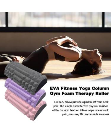 ShyKnyu Cervical Traction Device - Shoulder & Spine Pain Relief Cushion Violet - 30.5x11x5.5 for International Shipping - Buy Online on GoSupps.com