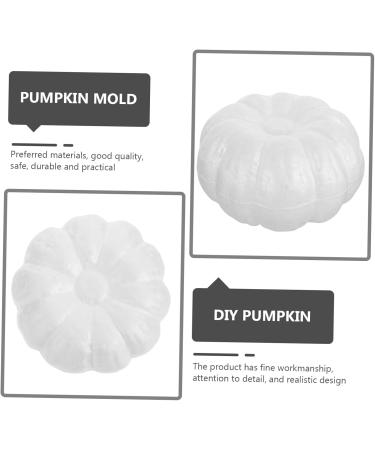 NUOBESTY 10pcs Foam Simulation Pumpkin Ornament Artificial Foam Pumpkins Durafoam Pumpkin Set Child Mini White 10X10CM - Buy Online on GoSupps.com