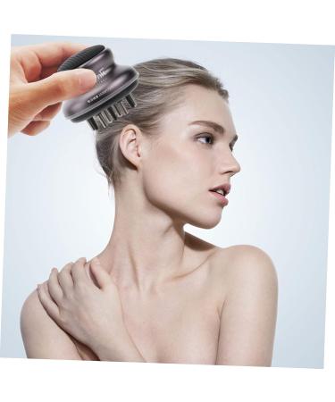 Frcolor 2-in-1 Liquid Guide Comb & Scalp Massage Device - Violet Scalp Shampooing Brush Bottle for Hair Care - International Shipping Available - Buy Online on GoSupps.com