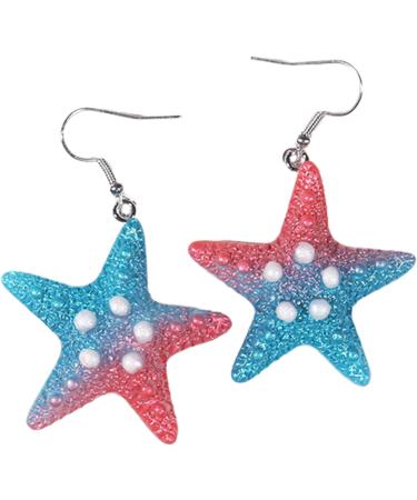 Feylie Fantasy Resin Dangling Earrings | Stylish Small Creoles | Statement Jewelry for Women & Girls - Buy Online on GoSupps.com