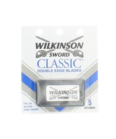 Wilkinson D/E Blades 5ct - Premium Double Edge Razor Blades for a Smooth Shave - International Shipping Available - Buy Online on GoSupps.com