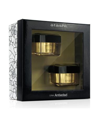 Atashi Beauty Set Ritual Hydrate and Repair Redensifying Moisturizing Cream SPF 15 + Anti-Wrinkle Repair Cream SPF 15 With Retinol and Spilanthol 50 50 ml + 50 ml