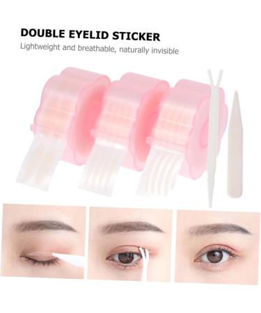 Housoutil 6 Rolls Double Eyelid Sticker Makeup Eyelid Tape Eyelid Stickers Makeup Beauty Stickers Invisible 5x5x2.5cmx2pcs Pinkx2pcs - Buy Online on GoSupps.com