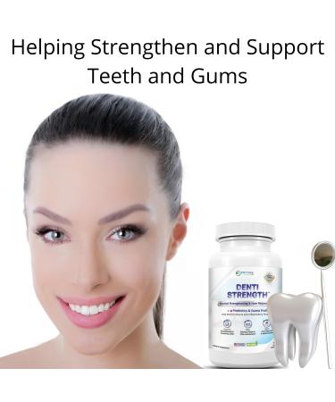 Denti Strength by PhytAge Laboratories - Chewable Dental Supplement for Teeth & Gums Supports Oral Health Antioxidant Support for Gums and Teeth - 30 Chewables - Buy Online on GoSupps.com
