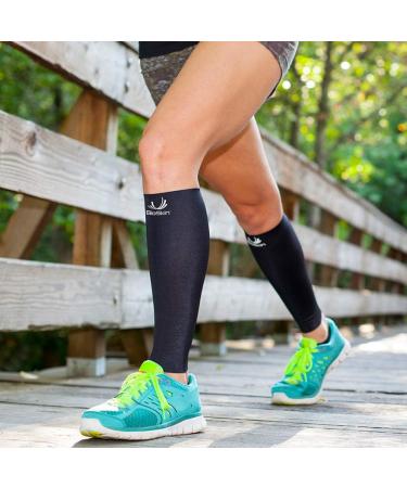 Buy BioSkin Calf Sleeve - Medical-Grade Compression for Shin Splints Pain Relief & Enhanced Performance | Hypoallergenic & Breathable (XXL - Buy Online on GoSupps.com