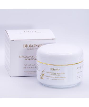BIOKOSMO Italian Roots Pack Thalasso Anti-Cellulite Gel Slimming Toning Cream Gel Smoothing Draining Body Gel Reducer 500 ml