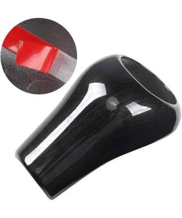 Knobm Gear Knob Cover Abs Gear Knob Cover Fits For A C E G Gls Left Hand Driving (black wood grain) - Buy Online on GoSupps.com