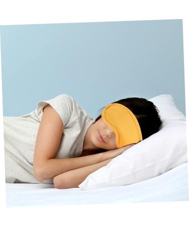 Mobestech 1 Set Gel Eye Mask Cotton Travel Sensing Temperature Goggles Yellow 17X9X1CM - Buy Online on GoSupps.com