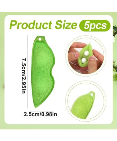 6pcs Beans Shaped Bottle Cleaning Sponge Reusable Bottle Cleaning Beans Sponge Internal Cleaning Reuseable Beans Bottle Cleaning Sponge Heat Resistance Magic Bottle Sponge(Green) - Buy Online on GoSupps.com