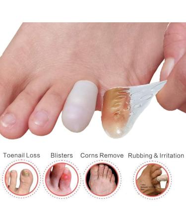 Mcvcoyh 18 Pieces Pinky Toe Caps Breathable Toe Protector Small Toe Cover Sleeves with Holes Provides Relief from Corns Blisters Sores - Buy Online on GoSupps.com