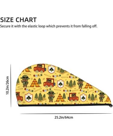 Forest Guard Microfiber Hair Towel Wrap for Women - Ultra Soft Super Absorbent Coral Velvet Hair Cap for Long Curly & Thick Hair - Buy Online on GoSupps.com