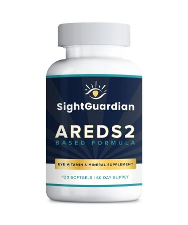Sight Guardian AREDS2 Based Eye Vitamin-Mineral Supplement (120 ct. 60 Day Supply) - AREDS2 Based Supplement for Eyes - Low Zinc Formula - Eye Vision Supplement and Vitamin