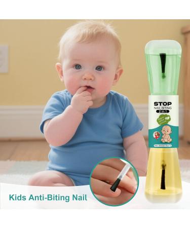 Nail Chewing Prevention Polish | Solution For Ages Anti-Bite Varnish For Toddlers And Adults - For Home Dorm Room School Kindergarten Boys Girls Women Teens - Buy Online on GoSupps.com