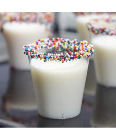 Kaya 1 oz. Clear Plastic Shot Glasses - Pack of 50 | Round Design - Buy Online on GoSupps.com