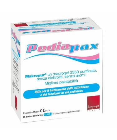 Bioprojet Pediapax Powder Medical Device 20 Sachets of 13125 g
