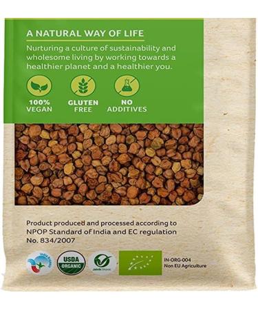 Organic Tattva Black Chickpeas Kala Chana 500g pure USDA Pass - Buy Online on GoSupps.com