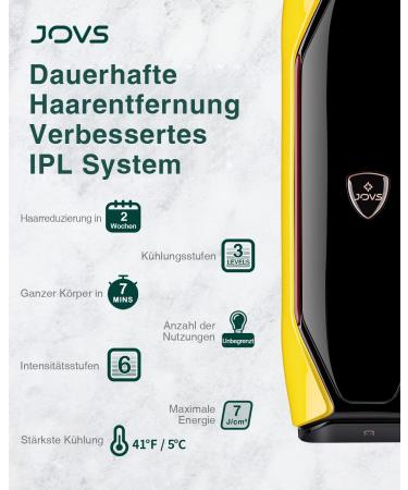 Jovs X IPL Hair Removal Device | Painless 3-in-1 Permanent Solution for Body Face & Intimate Areas | Alternative to Laser for Men & Women - Buy Online on GoSupps.com