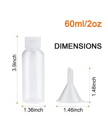 TSA Approved 2oz Travel Bottles - 30 Leak Proof Squeeze Bottles with Flip Cap - Buy Online on GoSupps.com