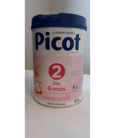 PICOT Standard Milk 2nd Age 850G - Milk Powder for Babies from 6 Months - Baby Milk from 6 to 12 Months - Buy Online on GoSupps.com