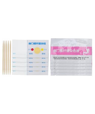 Pinsofy H Pylori Test Card 10pcs Health Safe Portable Helicobacter Pylori Test for Travel 1.0 Count