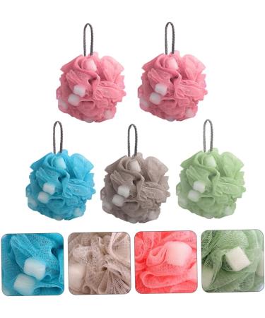 Healeved 5pcs Soft Sponge Bath Balls - Exfoliating Shower Loofah for Babies Kids & Adults - Super Soft Scrubber for a Luxurious Bath Experience - Buy Online on GoSupps.com