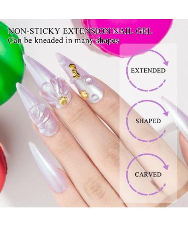 MIZHSE Clear Sculpture Builder Gel 15g - Non-Stick Hand Nail Extension Hard Gel for Nail Art - Buy Online on GoSupps.com