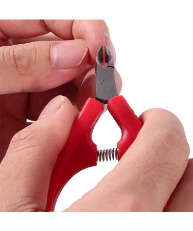 Professional Stainless Steel Plastic Nail Clippers Dead Skin Clippers Beauty Clippers Nail Repair Tools Suitable for Nail Salons and Home Nail Trimming - Buy Online on GoSupps.com