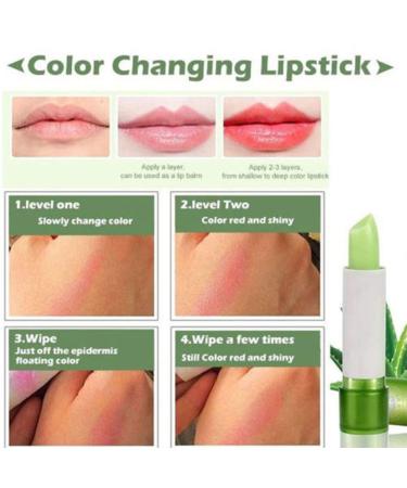 YOMXL Aloe Moisturizing Color Changing Lipstick | Long Lasting & Waterproof Lip Cream - Buy Online on GoSupps.com