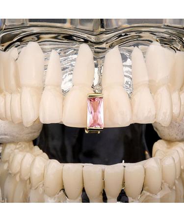 Holibanna 2PCS Diamond Grills for Teeth Hip Hop Tooth Caps Decorative Teeth Jewelriesfor Men Women - Buy Online on GoSupps.com