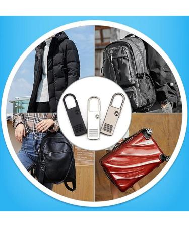 10pcs Metal Zipper Pull Tabs - Durable Zipper Tags for Bags Clothes Coats Jackets & Backpacks | International Shipping - Buy Online on GoSupps.com