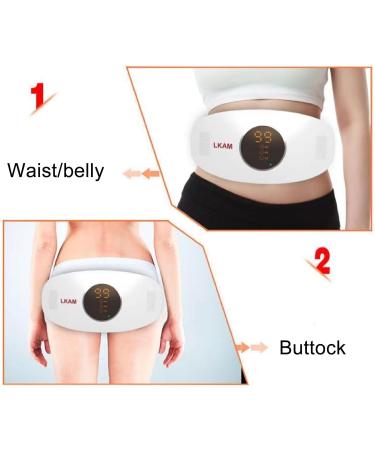 Adjustable Electrical Hip Belt Device - Heating Function & Massage Modes for Muscle Relief | Portable Multifunctional Plastic Design - Buy Online on GoSupps.com