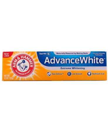 ARM & HAMMER Advance White Baking Soda & Peroxide Toothpaste - Extreme Whitening 4.3 oz - Buy Online on GoSupps.com