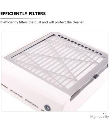 POPETPOP 3 Pcs Nail Filter Nail Dust Collector Parts Cars Accessories Vacuum Fan Dust Collector Extractor Vacuum Cleaner for Car Vacum Cleaner Screen Plate Filter Screen Plastic High Power 18x17cmx3pcs As Shownx3pcs - Buy Online on GoSupps.com