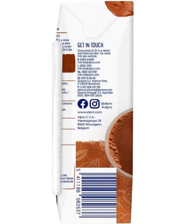 Alpro SOYA Chocolate Flavour 3 x 250ml - Buy Online on GoSupps.com
