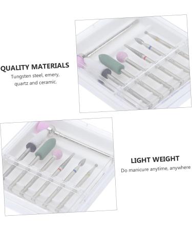 Ipetboom Rotary Tool 1 Set Grinding Head Tungsten Steel Corundum Head Faux Nails 6.9x5.8cm Assorted Color - Buy Online on GoSupps.com