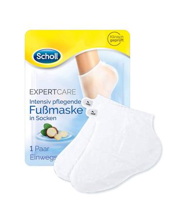 Scholl Expert Care Intensive Care Foot Mask in Socks - 1 Pair of Disposable Socks - Callus Removal 1 Piece (Pack of 1) - Buy Online on GoSupps.com
