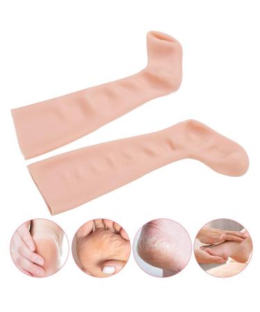 Moisturizing Spa Socks for Women - 2 Pairs of Stretchy Elastic Anti-Crack Foot Care Socks for Ultimate Hydration - Buy Online on GoSupps.com