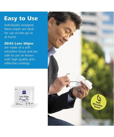 ZEISS Pre-Moistened Lens Cleaning Wipes - 600 Count - Buy Online on GoSupps.com