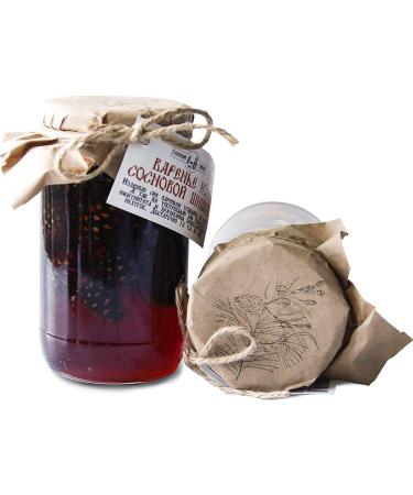 Pine Cone Jam 440g/15.5oz - Imported Siberian Delicacy with Baby Pine Cones - Buy Online on GoSupps.com