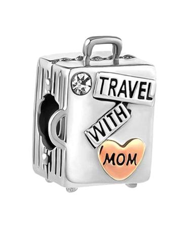 LALAFINA Pendants for Necklaces Pendant Clasp for Necklace Accessory Jewelry Stainless Steel Vintage Mother