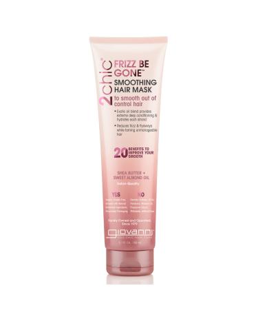 Giovanni 2chic Frizz Be Gone Smoothing Hair Mask Shea Butter + Sweet Almond Oil 5.1 fl oz (150 ml)