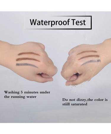 Anifer Waterproof Eyebrow Pencil - Retractable Dual-End Makeup in Black | Long-lasting & Smudge-proof - Buy Online on GoSupps.com