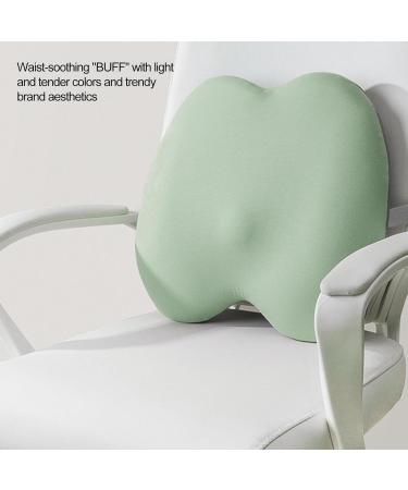 Shakven Lumbar Support Pillow | Breathable Car Lumbar Support for Driving Seat - Soft Sponge Auto Seat Back Support for Driving Seat Summer Ergonomic Design Green - Buy Online on GoSupps.com